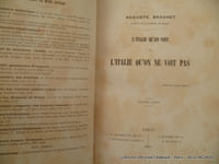L'Italie qu'on voit et l'Italie qu'on ne voit pas.