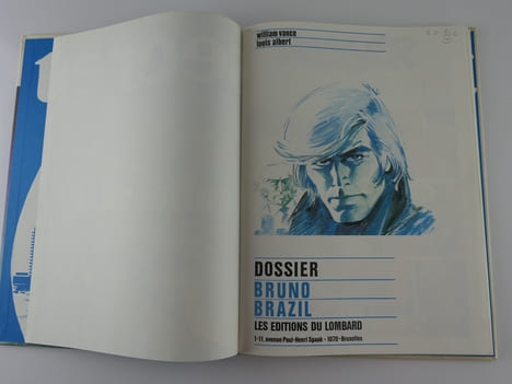 Dossier Bruno Brazil. William Vance. Louis Albert