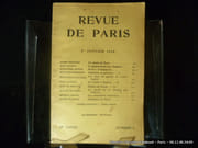 La Revue de Paris Numéro 1 - 47e année  - 1er janvier 1940. par André Siegfried. Jean Cocteau. Alexandre Arnoux. Jean Schlumberger. Bertrand de Jouvenel. Paul Claudel. Odon de Horvath. Roland de Marès. Général de M