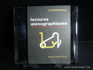 (STENOGRAPHIE) Lectures sténographiques. Système Prévost-Delaunay. Hautefeuille A.