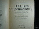 (STENOGRAPHIE) Lectures sténographiques. Système Prévost-Delaunay. Hautefeuille A.