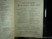 Le Vieux-Colombier. Programme n°6  du29 novembre 1920. Contient le programme de la saison 1920-1921. par Le Vieux-Colombier - Image 3