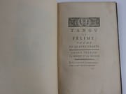 Tangu et Félime poème en IV Chants. Edition originale, illustrée d'un frontispice et de 4 fines gravures en couleurs par Marillier. par LA HARPE (Jean-François de) - Image 5