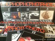 Photo présente Les grands maîtres de la photo n°1 à 12. Lartigue. Jay Maisel. McCullin. Jean-Loup Sieff. Nadar. William Klein. Pete Turner. Robert Doisneau. David Bailey. Eugene Atget.  Bill Brandt. Erwin Blumenfeld. par Collectif.