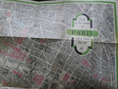 View of the Center of Paris taken from the air.