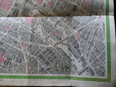 View of the Center of Paris taken from the air.