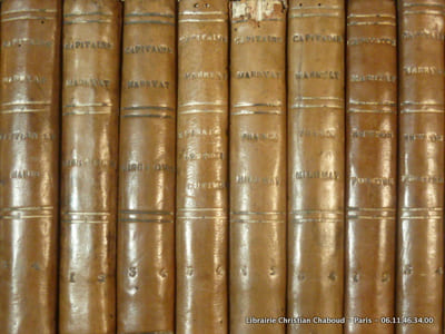 Oeuvres complètes du Capitaine Marryat. Volume 1 à 56 ( manquent vols. 11 & 12)