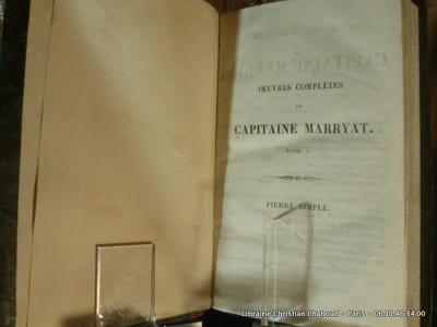 Oeuvres complètes du Capitaine Marryat. Volume 1 à 56 ( manquent vols. 11 & 12)