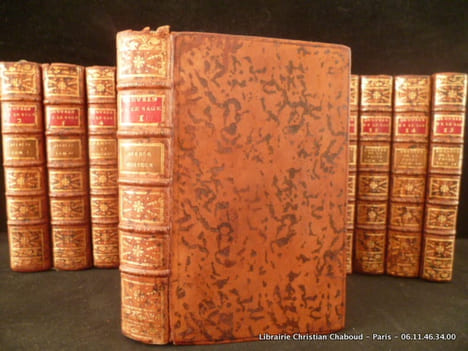 Oeuvres choisies de Le Sage avec figures. 15 volumes.. Le Sage