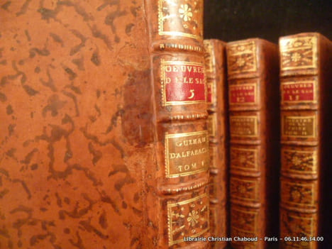 Oeuvres choisies de Le Sage avec figures. 15 volumes.. Le Sage
