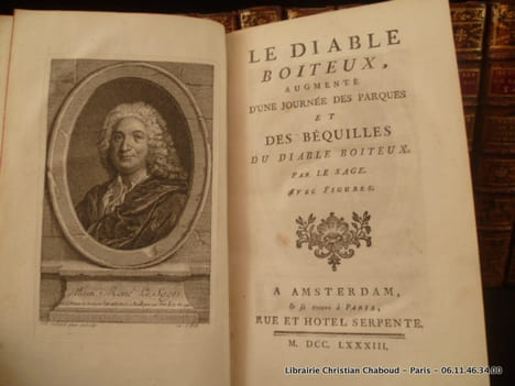 Oeuvres choisies de Le Sage avec figures. 15 volumes.. Le Sage
