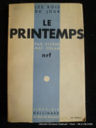 Le Printemps. Ouvrage orné de 21 planches photographiques des Magasins Printemps. par Pierre Mac Orlan - Image 1