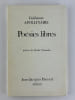 Po&eacute;sies libres. Apollinaire Guillaume. Pr&eacute;face de Michel D&eacute;caudin.