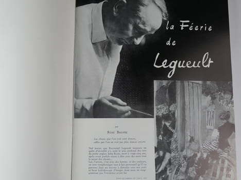 Legueult. Joint un numéro de la revue Terre d'Europe : La Féerie de Raymond Legueult par René Barotte.. Legueult Raymond - Zaher Marcel (texte)