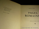 Pages Romaines. Sépias de Louise Vitry. Faure Gabriel