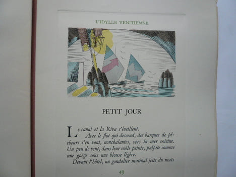 L'idylle vénitienne. Illustrations originales au burin de Jean Traynier.. Gabriel SOULAGES