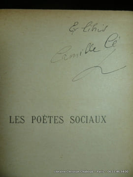 Les poètes sociaux. Anthologie de poésies sociales. Morceaux choisis accompagnés d'une préface et de notes par Georges Normandy et M.C. Poinsot. Sept ...