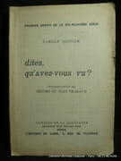 Dites, qu'avez-vous vu ? par Camille Quoniam. Introduction de Jérôme et Jean Tharaud - Image 1