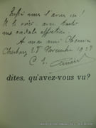 Dites, qu'avez-vous vu ? par Camille Quoniam. Introduction de Jérôme et Jean Tharaud - Image 3