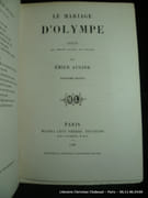 Ce qui plait aux femmes. Pièce en trois actes - 1860. Suivi de  Le mariage d'Olympe. Pièce en trois actes, en prose. 3e éd.  par Ponsard F. et Emile Augier - Image 3