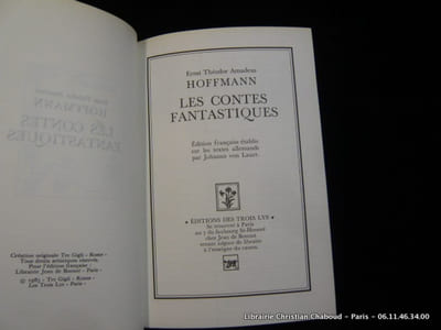 Les contes fantastiques.