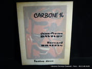 Carbone 14. Poèmes de l'oubli suivi de Petit glossaire à l'usage des géologues du coeur. Illustré de 16 linogravures originales dont 4 en couleurs plus 1 en couverture. par Daveluy Jean-Pierre - Fraeken Bernard - Image 1