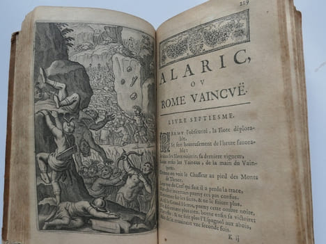 Alaric ou Rome vaincue. Poëme héroïque dédié à la Serenissime Reyne de Suede. Mr de Scudery, Gouverneur de Nostre Dame de la Garde.