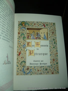 Les Sonnets de Pétrarque. Illustrés par Dominique Pardigon. 2 volumes sous étui.. PETRARQUE. Traduction en vers de Joseph Poulenc