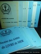 Société des Amis du Livre de Mer Numéro 1 à 11, soit de 1987 à 1992. Revue semestrielle. par Collectif. Dr A. Carré. Mme U. Bonnel. - Image 1