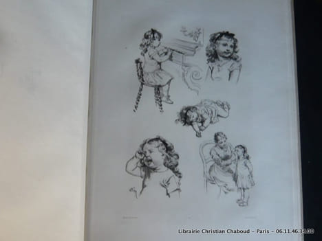 Une journée d'enfant. Compositions inédites par Adrien Marie. Avec vingt planches en héliogravure de Dujardin. Un des 200 ex. du tirage de luxe sur ...