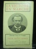 La victoire en marche. (Trough terror to triump).. David Lloyd George.  Traduit par Charles M. Garnier et Mme Mantoux. Avant-propose de M. Albert ...