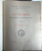La Picardie historique et monumentale. Tome 1*. Arrondissement d'Amiens. Amiens.  par Société des Antiquaires de Picardie, fondation Edmond Soyez. - Image 2