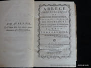 Abrégé chronologique de l'histoire ecclésiastique civile et littéraire de Bourgogne. Depuis l'établissement des Bourguignons dans les Gaules, jusqu'à l'année 1772. Par M. Mille par Mille Antoine-Etienne  - Image 1