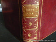 Almanach Royal, Année Bissextile M. DCC. LXXXVIII, présenté à Sa Majesté Pour La Permière Fois En 1699 par D'HOURY Laurent - Image 3