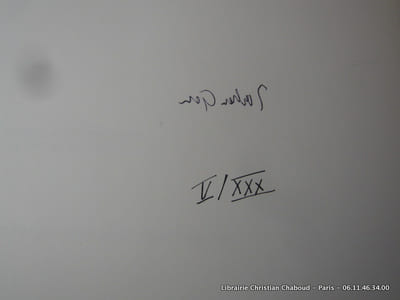 JOCHEN GERZ. Oeuvres depuis 1969. Exposition à l'ancienne douane fev-mai 1994. Un des 30 exemplaires numérotés et signés par l'artiste.
