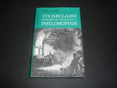Vocabulaire technique et critique de la philosophie