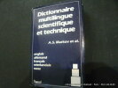 Dictionnaire multilingue scientifique et technique : anglais, allemand, français, néérlandais, russe. . Markov