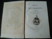 Oeuvres de M. de Lamartine. 4 vols. Complet. 1. Premières méditations poétiques. 2. Nouvelles méditations poétiques. 3 et 4. Harmonies poétiques et religieuses. par Alphonse de Lamartine - Image 2