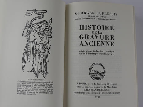 Histoire de la gravure ancienne suivie d'une indication technique sur les différents procédés de gravure.. Georges Duplessis