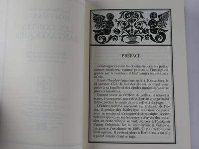 Les contes fantastiques.