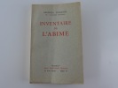 Inventaire de l'abîme.. Georges Duhamel. EAS.