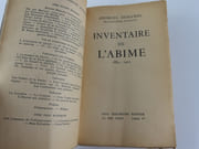 Inventaire de l'abîme. Envoi autographe signé. par Georges Duhamel.  - Image 4