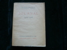 Journal. 1919-1926. 3ème papier.. Jacques Bainville