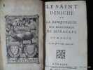 Le Saint déniché ou la Banqueroute des marchands de miracles. Comédie.. Sans mention d'auteur, attribué à Guillaume Hyacinthe Bougeant (1690-1743).