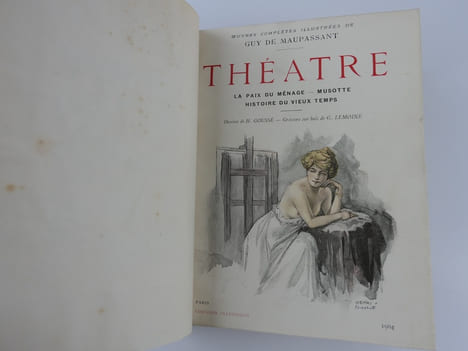 THEATRE. La paix du ménage. Musotte. Histoire du vieux temps.. MAUPASSANT Guy de