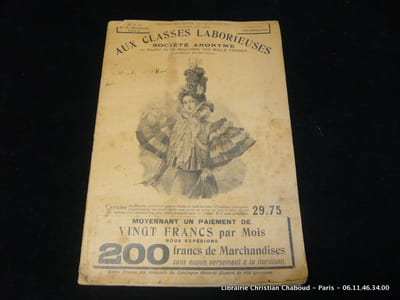 Aux Classes Laborieuses. Grands Magasins de Nouveautés Fondés en 1866