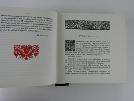 Le livre. Son architecture. Sa technique. Préface d'Henri Focillon.. Audin Maurice