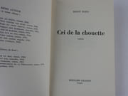 Le cri de la chouette. Envoi de l'auteur. par BAZIN Hervé - Image 4