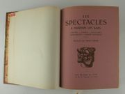 Les spectacles à travers les âges. En 2 volumes :  Musique. Danse. ET Théâtre, Cirque, Music-Hall, Cafés, Concerts, Cabarets artistiques. Preface de Deny Amiel. par Prod'homme J.-G.,George André,Boll André,Lyonnet Henry,Berton Claude,Camp Jean,Divoire Fernand,Hugard Jane,Maudru Pierre,Paul-Sentenac,Rouquet Auguste. ASTRE, BOLL, IBELS, LEGRAND Chabrier, LYONNET, MAUDRU, ROUQUET, SIDIS, Valmy-Baysse. - Image 2