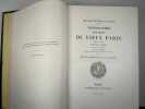 Histoire générale de Paris. Collection de documents publiée sous les auspices de l'édilité parisienne. Topographie historique du vieux Paris. Région ...